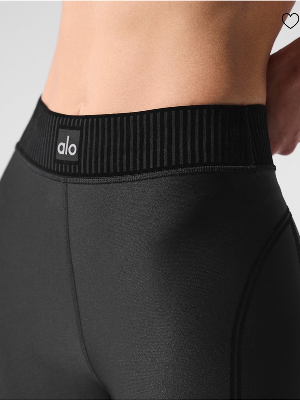 ALO Yoga black XS / air lift high waist 7/8 leggings woman
